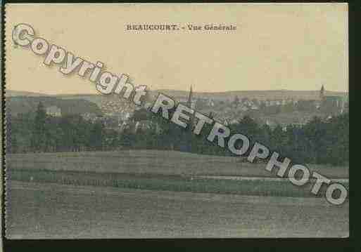 Ville de BEAUCOURT Carte postale ancienne